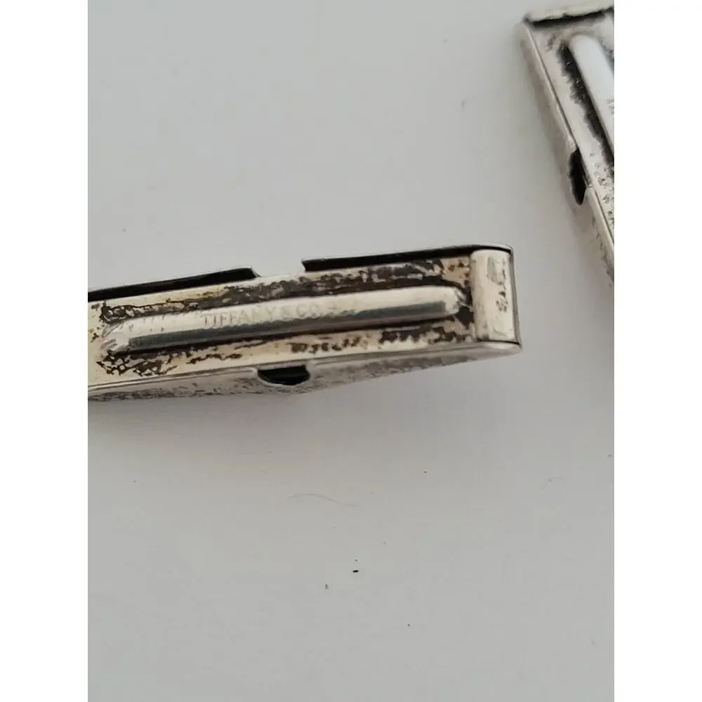 Tiffany And Co. Cufflinks Backs Bullet Style Parts Sterling Silver 925 Vintage